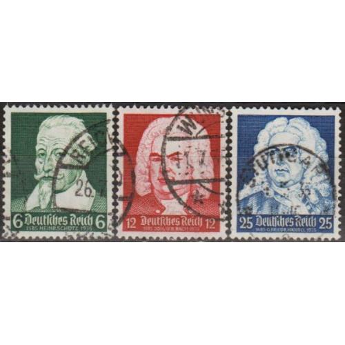1935 - Рейх - Композитори Mi.573-75  _3.0  €