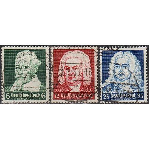 1935 - Рейх - Композитори Mi.573-75  _3.0 €
