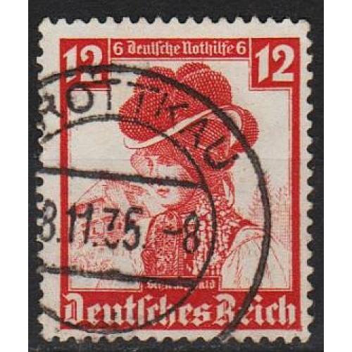 1935 - Рейх - Національні костюми 12 Mi.593 _гаш
