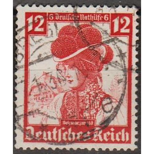 1935 - Рейх - Народні костюми 12 Mi.593 _гаш