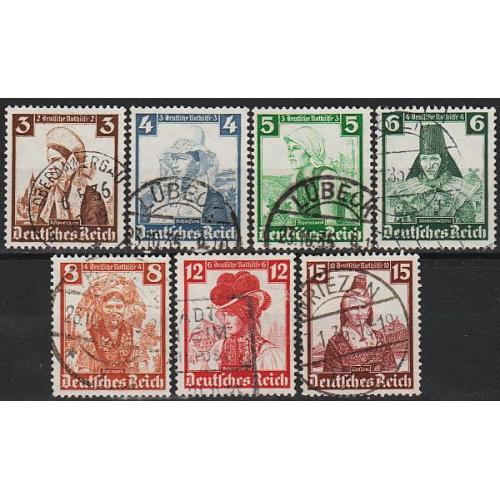 1935 - Рейх - Народні костюми Mi.588-94 14,30 €