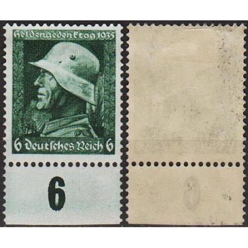1935 - Рейх - Пам'яті героїв Mi.569 *