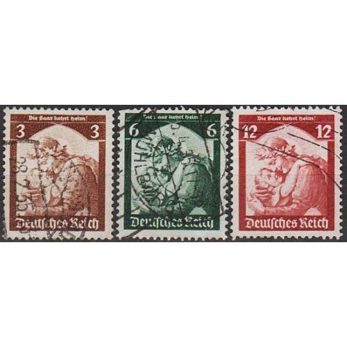1935 - Рейх - Повернення Саара Mi.565-67 _3.50 €