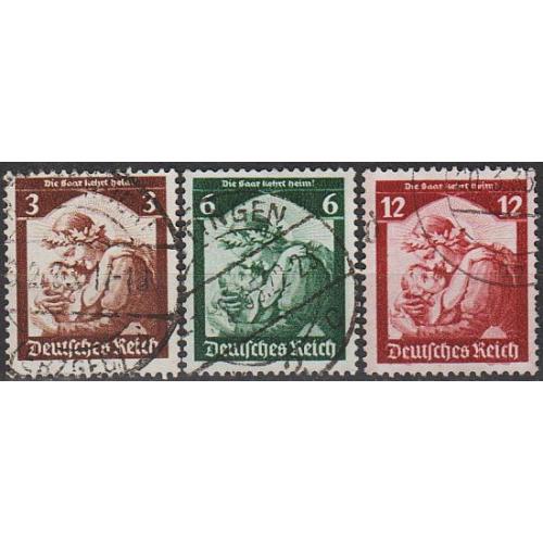 1935 - Рейх - Повернення Саара Mi.565-67 _3.50 €