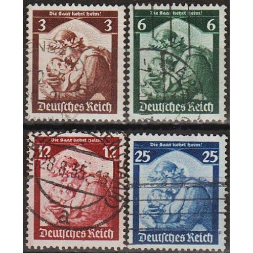1935 - Рейх - Повернення Саара Mi.565-68  _14.0 €