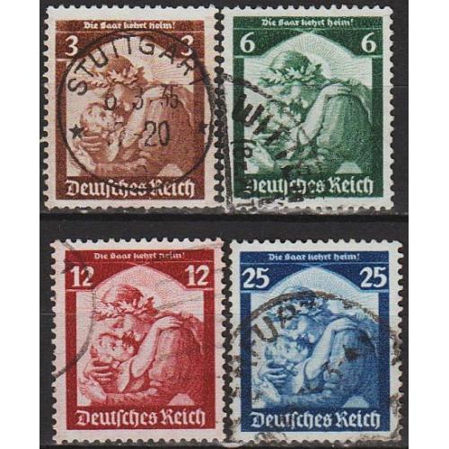 1935 - Рейх - Повернення Саара Mi.565-68 _14.0 €