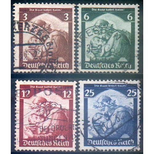 1935 - Рейх - Повернення Саара Mi.565-68 _14.0 €