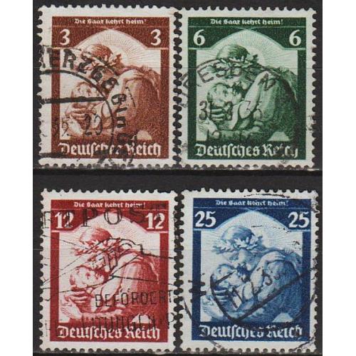 1935 - Рейх - Повернення Саара Mi.565-68 _14.0 €
