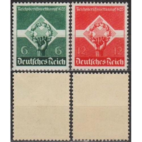 1935 - Рейх - Трудове змагання Mi.571-72  _25.0 € **
