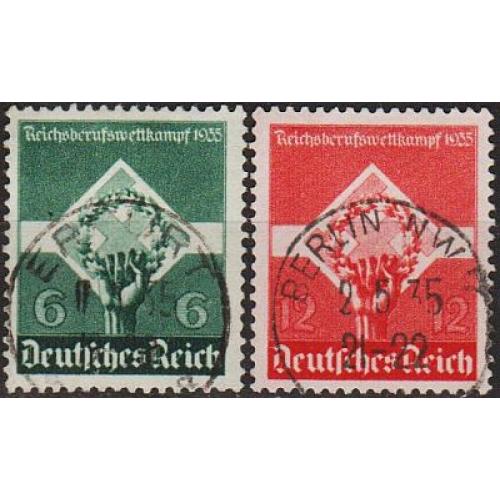 1935 - Рейх - Трудове змагання Mi.571-72 _3.60 €