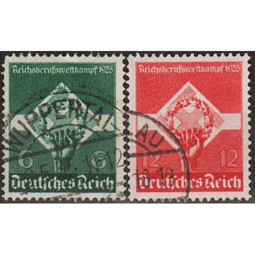 1935 - Рейх - Трудове змагання Mi.571-72  _3.60 €