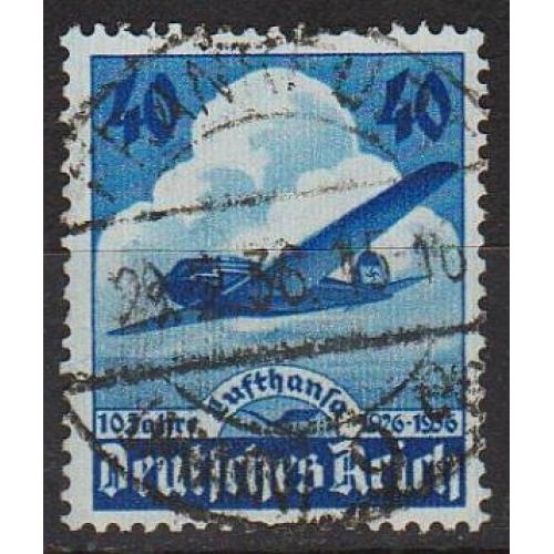 1936 - Рейх - 10 років Люфтганза Mi.603  _4.0 €