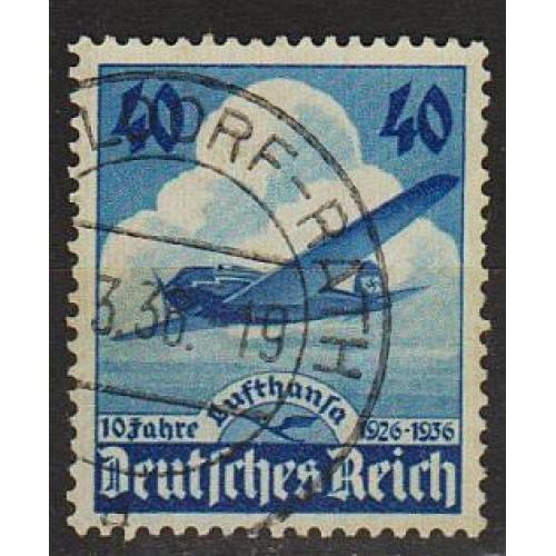 1936 - Рейх - 10 років Люфтганза Mi.603  _4.0 €