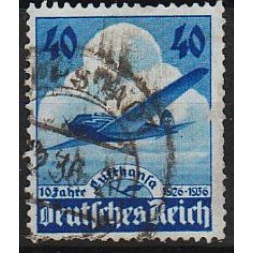 1936 - Рейх - 10 років Люфтганза Mi.603  _4.0 €