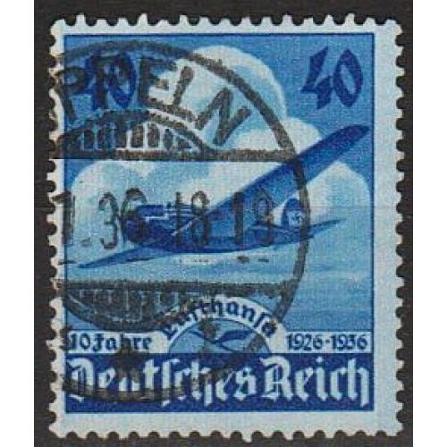 1936 - Рейх - 10 років Люфтганза Mi.603  _4.0 €