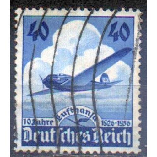 1936 - Рейх - 10 років Люфтганза Mi.603  _4.0 €