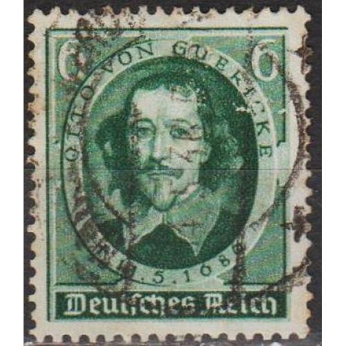 1936 - Рейх - 250 летие смерти Герика Mi.608 _гаш