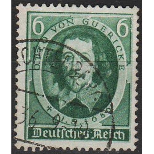 1936 - Рейх - 250 летие смерти Герика Mi.608