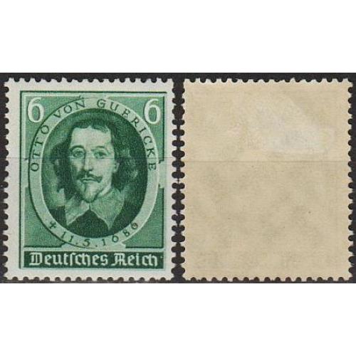 1936 - Рейх - 250 років смерті Герика Mi.608 *