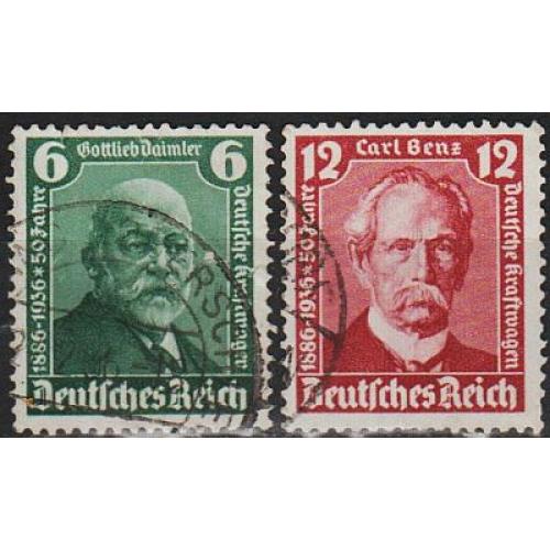 1936 - Рейх - Даймлер Бенц Mi.604-605  _2,50 €