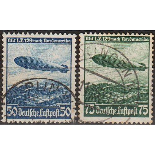 1936 - Рейх - Дирижабль Гінденбург Mi.606-607