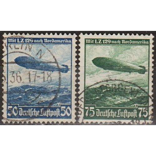 1936 - Рейх - Дирижабль Гінденбург Mi.606-607