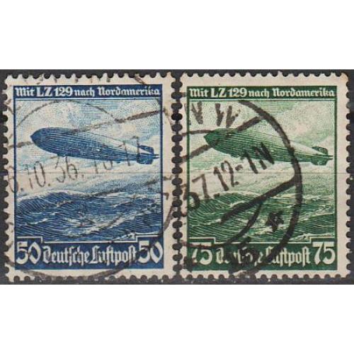 1936 - Рейх - Дирижабль Гінденбург Mi.606-607