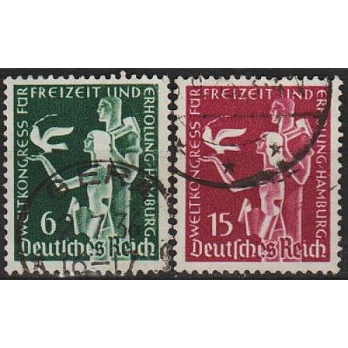 1936 - Рейх - Конгрес в Гамбурзі Mi.622-23 _2,0 €