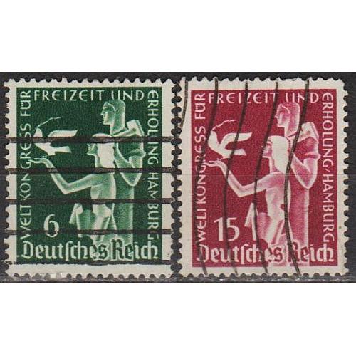 1936 - Рейх - Конгрес в Гамбурзі Mi.622-23 _2,0 €