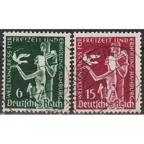 1936 - Рейх - Конгрес в Гамбурзі Mi.622-23 _2,0 €