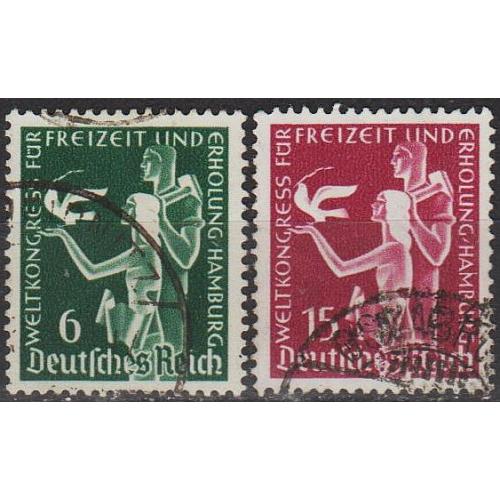 1936 - Рейх - Конгрес в Гамбурзі Mi.622-23