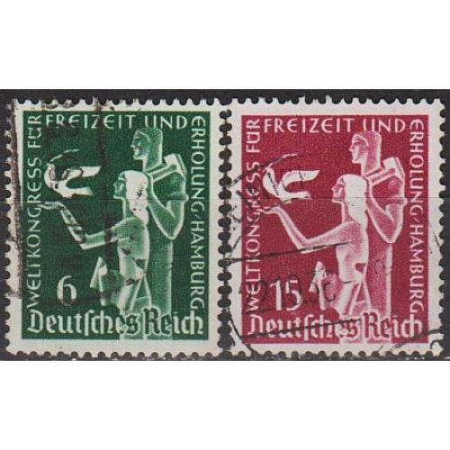 1936 - Рейх - Конгрес в Гамбурзі Mi.622-23