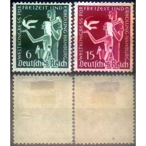 1936 - Рейх - Конгрес в Гамбурзі Mi.622-23 *