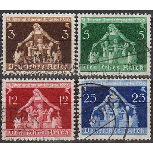1936 - Рейх - Конгресс Mi.617-20 _3,0 €