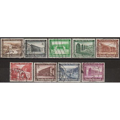 1936 - Рейх - Зимова допомога - Архітектура Mi.634-42  _20,0 €