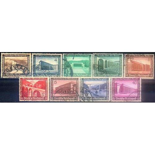 1936 - Рейх - Зимова допомога - Архітектура Mi.634-42  _20,0 €
