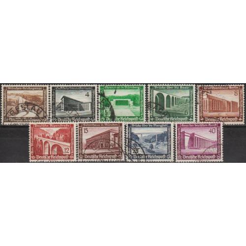 1936 - Рейх - Зимова допомога - Архітектура Mi.634-42  _20,0 €