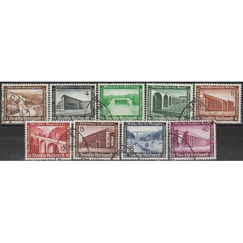 1936 - Рейх - Зимова допомога - Архітектура Mi.634-42  _20,0 €