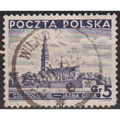 1937 - Польша - Ченстохова Mi.315 _гаш