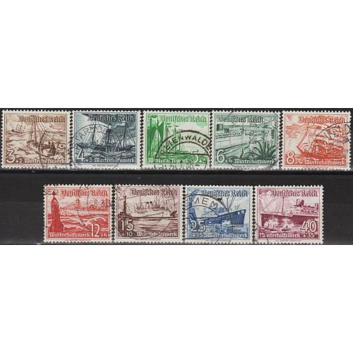 1937 - Рейх - Кораблі Mi.651-59 _25,0 €