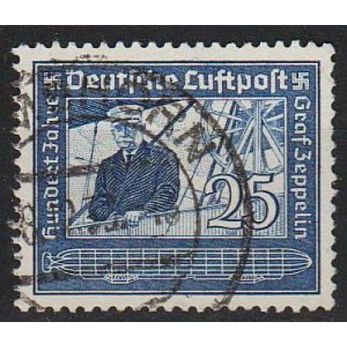 1938 - Рейх - 100 років Цеппеліна Mi.669 2.0 EU