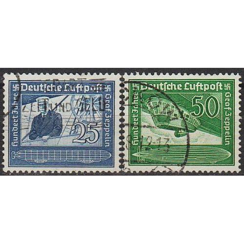 1938 - Рейх - 100 років Цеппеліна Mi.669-70 _4,0 €