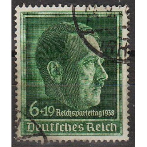 1938 - Рейх - Партз'їзд в Нюрнберзі Mi.672  _5,50 EU_ гаш