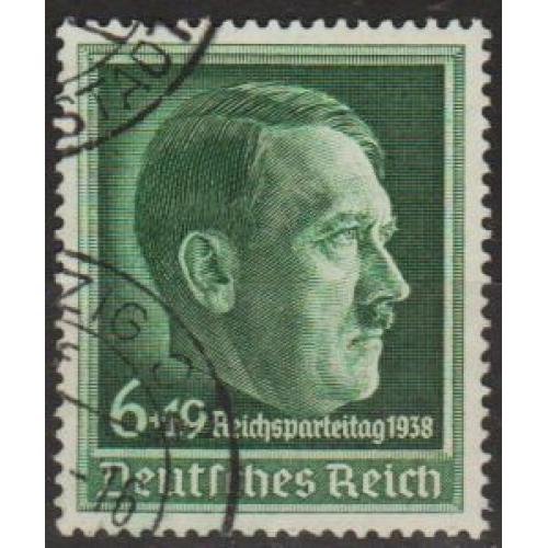1938 - Рейх - Партз'їзд в Нюрнберзі Mi.672 _5,50 € _ гаш