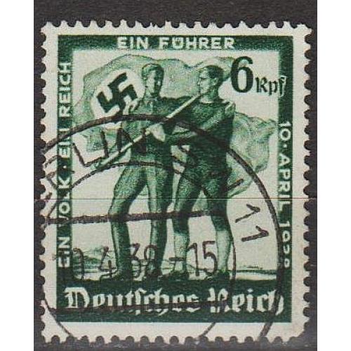 1938 - Рейх - Плебісцит в Австрії Mi.662  _гаш