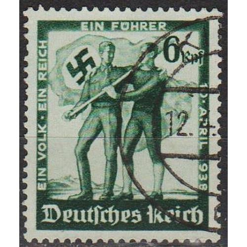 1938 - Рейх - Плебісцит в Австрії Mi.662 _гаш