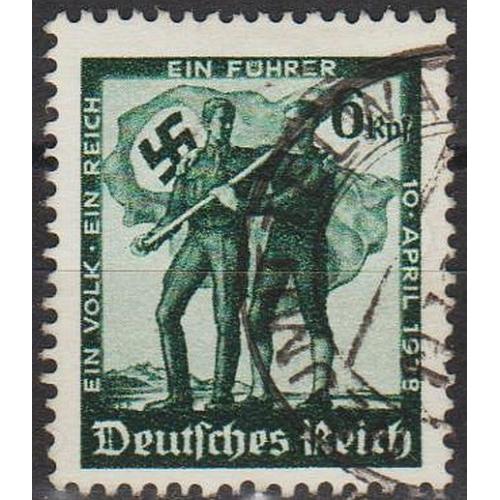 1938 - Рейх - Плебісцит в Австрії Mi.663 _гаш