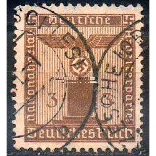 1938 - Рейх - Службова марка 3 Mi.145 _2,50 €