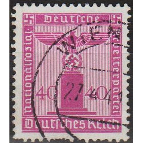 1938 - Рейх - Службова марка - Орел 40 Mi.154  _15,0 €