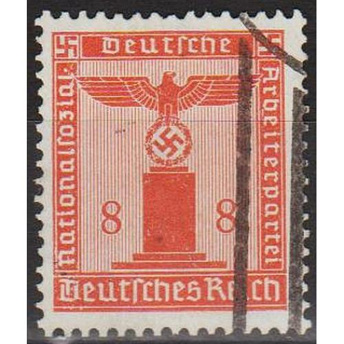 1938 - Рейх - Службова марка - Орел 8 Mi.149 - гаш